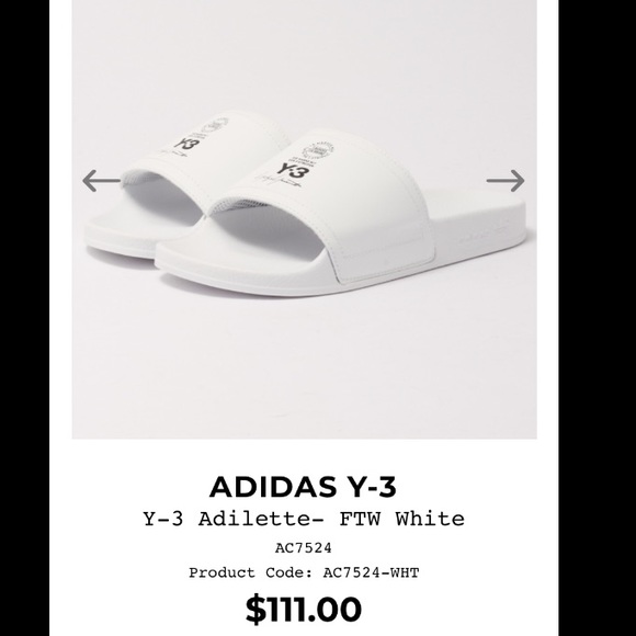 adidas Other - Adidas Y-3 Men’s slides